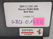 Modellautos 1:12 BBR Ferrari FXX-K EVO Soft Red Unikat Ltd 01/01 mit Vitrine OVP