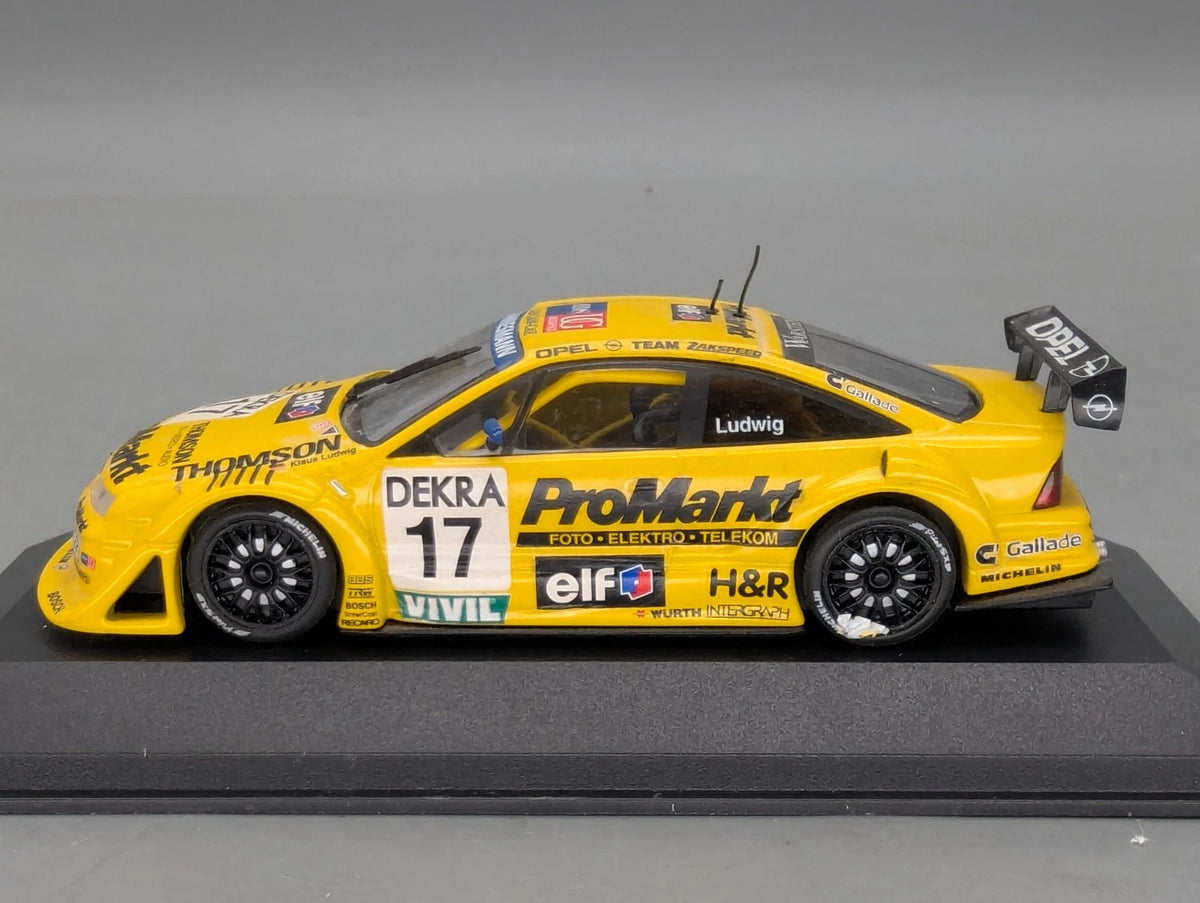 Modellautos 1:43 Minichamps Opel Calibra V6 4x4 DTM ITC 1995 #17 Ludwig OVP