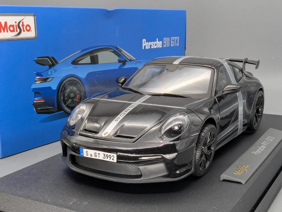 Modellautos 1:18 Maisto Porsche 911 GT3 Schwarz mit OVP
