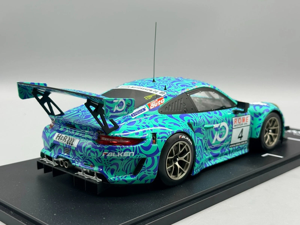 Modellautos 1:18 Ixo Porsche 911 GT3 R VLN 7 Nürburgring 2018 #4 mit OVP