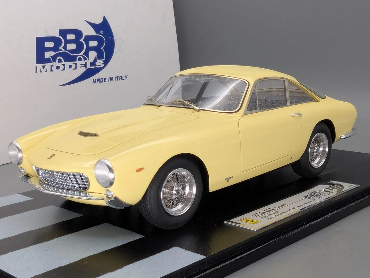 Modellautos 1:18 BBR Ferrari 250 GT Lusso Rain Version Ltd 04/10 Gelb mit OVP