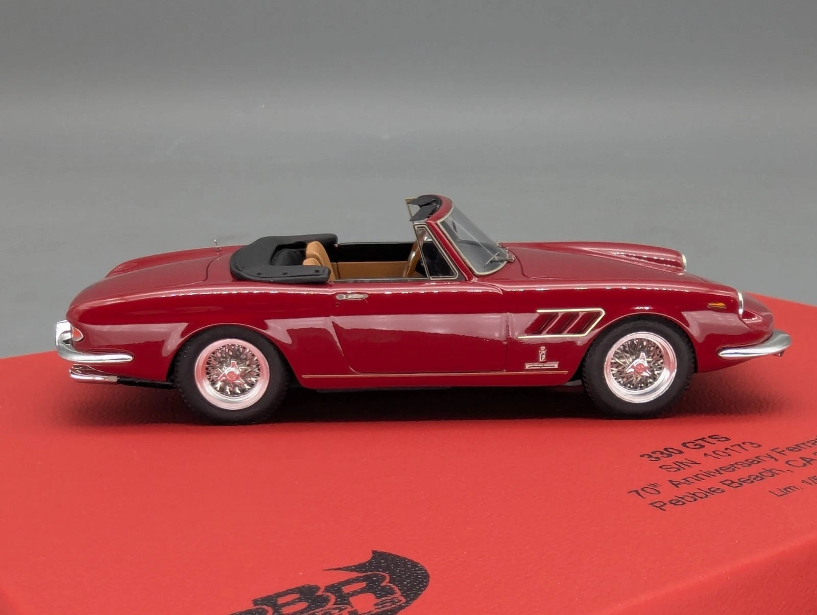 Modellautos 1:43 BBR Ferrari 330 GTS 70th Annivers. 2017 Limited 01/05 mit OVP