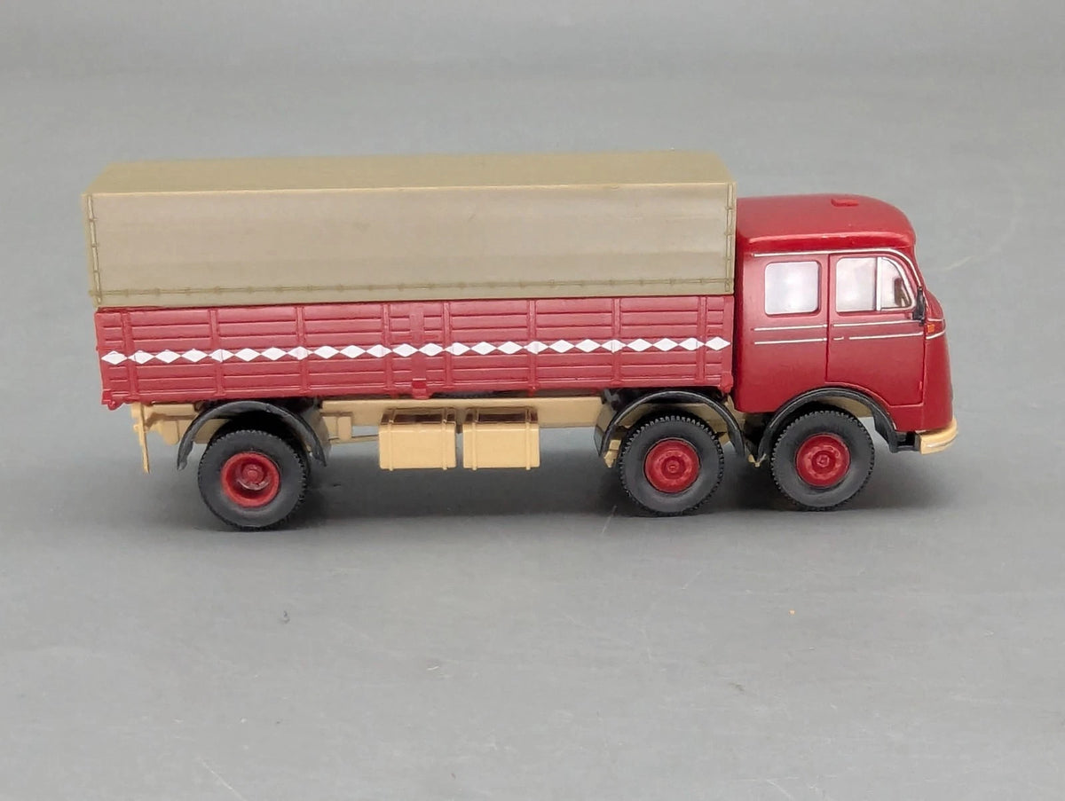 Lkw Modell H0 1:87 Brekina Mercedes Benz LP 333 Lastzug mit Anhänger OVP
