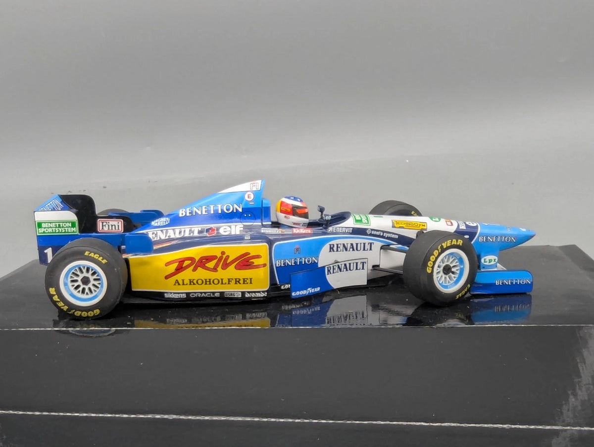 Modellautos 1:18 Minichamps Benetton Renault B195 WINNER #1 M. Schumacher OVP