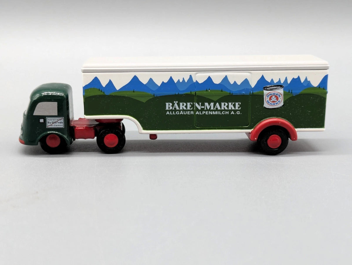 LKW Modell 1:90 Schuco Piccolo Mercedes-Benz Tiefkühlsattelzug Bären-Marke OVP