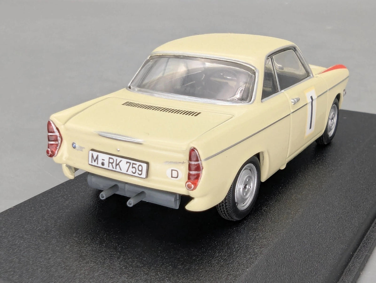 Modellautos 1:43 Minichamps BMW 700 Sport Silverstone 1961 #1 Herbert Linge  OVP