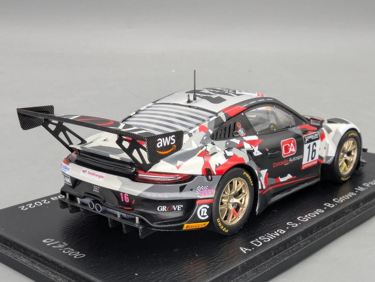 Modellautos 1:43 Spark SB530 Porsche 911 GT3 R 24h Spa 2022 Earl Bamber #16 OVP