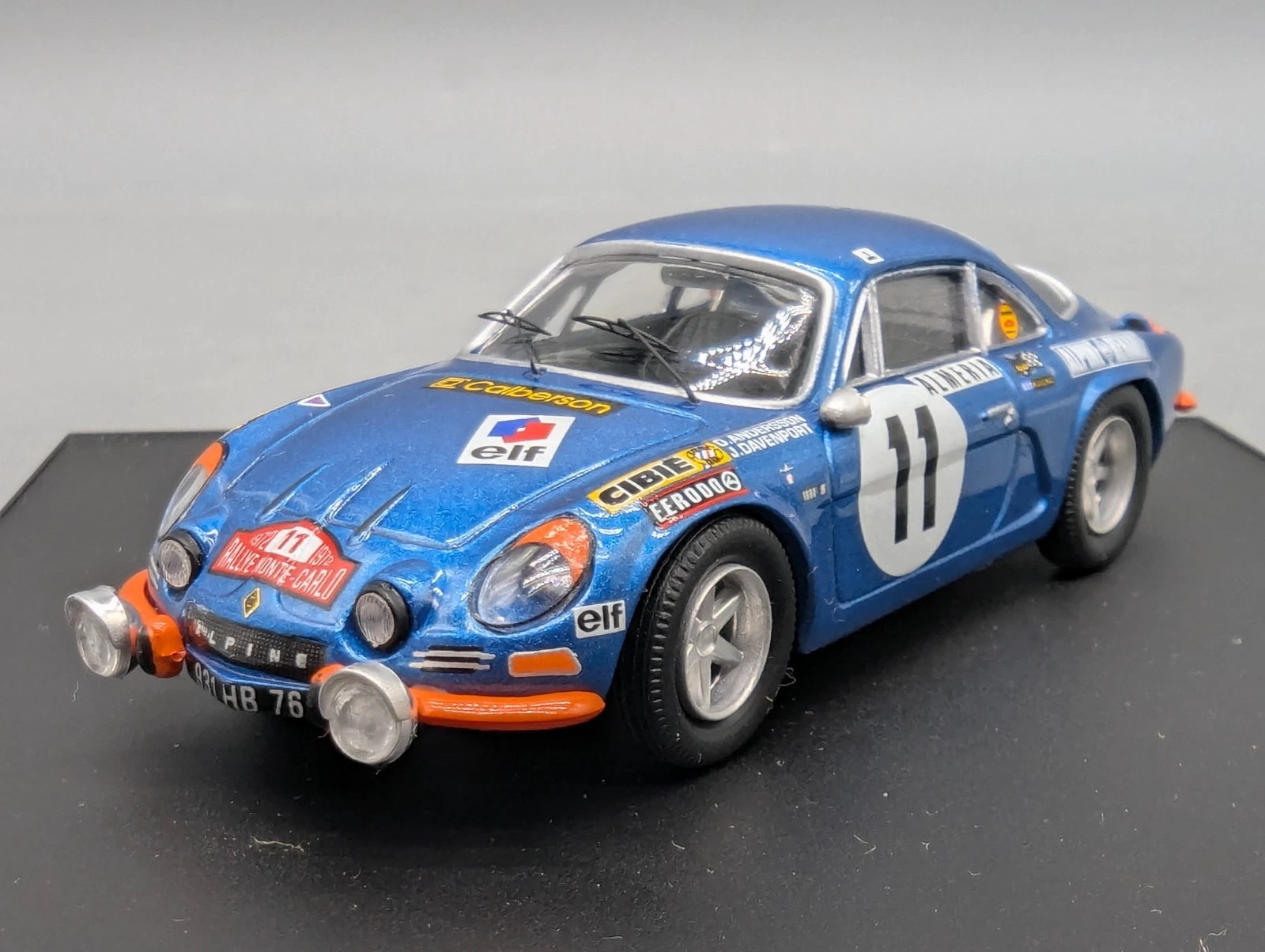 Modellautos 1:43 Trofeu Alpine Renault A110 Rallye Monte Carlo 1972  #11 OVP