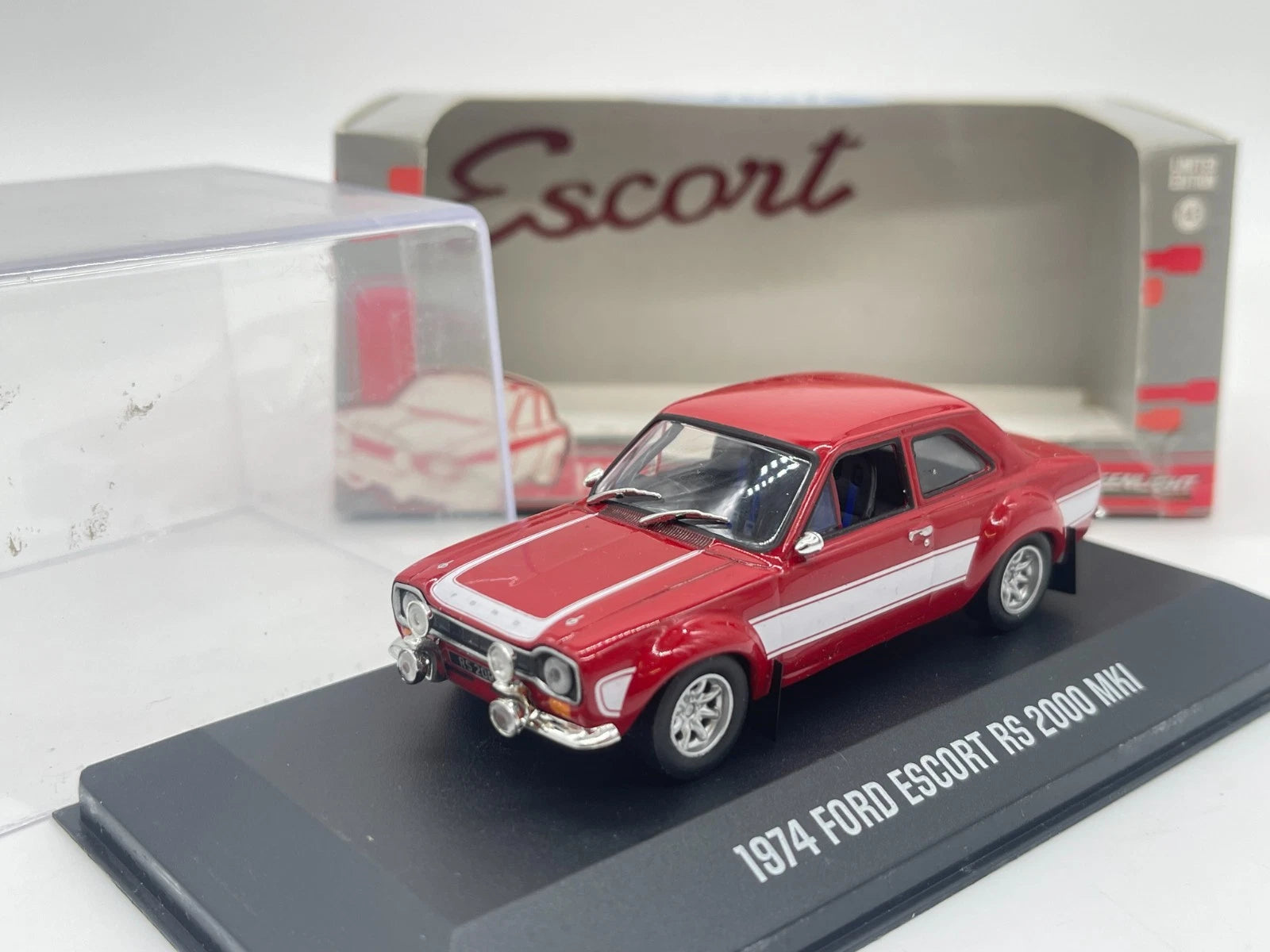 Modellautos 1:43 Greenlight Ford Escort RS 2000 MKI 1974 OVP