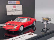 Eidolon Make Up 1:43 Lamborghini Miura P400 SV 1971 Red Engine Set mit OVP