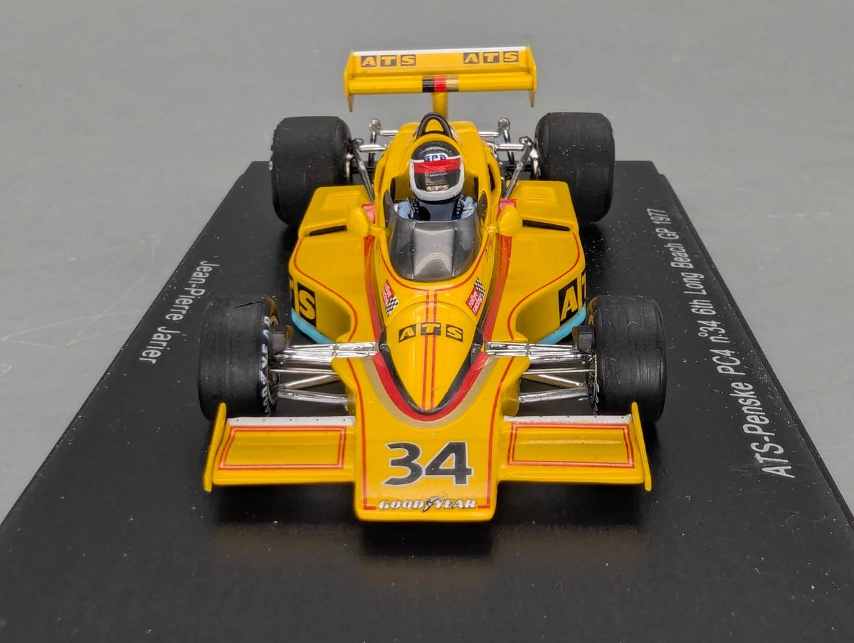 Modellautos 1:43 Spark S3371 ATS-Penske PC4 Long Beach 1977 #34 J. P. Jarier OVP