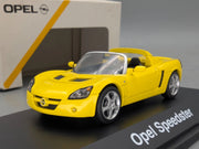 Modellautos 1:43 Schuco Opel Speedster Gelb mit Dealer OVP
