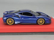 Modellautos 1:43 BBR Concept43 Ferrari 488 Pista LHD Garage Leirer CH 01/20 OVP