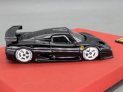 Modellautos 1:43 BBR Ferrari F50 Gloss Black Ltd 15/20 Medium Base Vitrine OVP