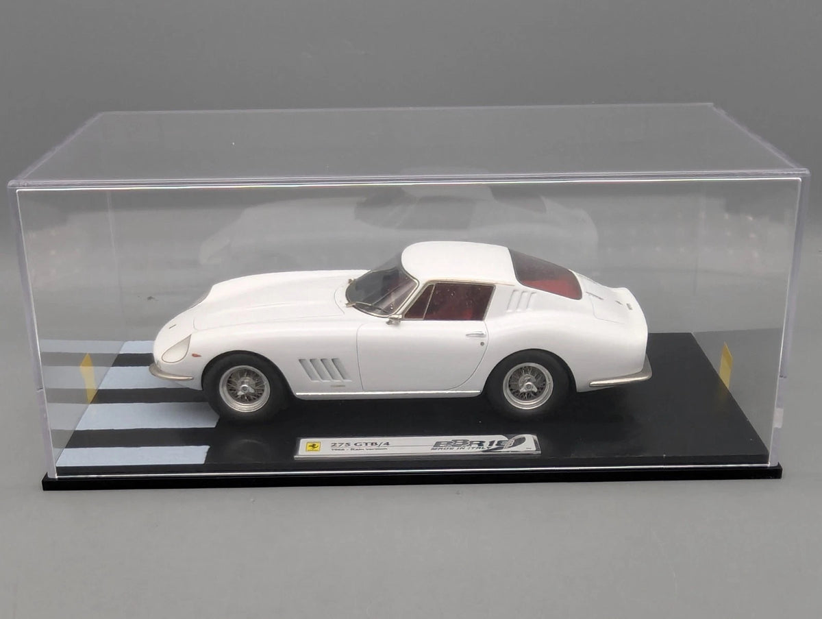 Modellautos 1:18 BBR Ferrari 275 GTB/4 1966 Weiß Rain Version 01/04 mit  OVP