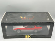 Modellautos 1:18 KK-Scale Porsche 924 Turbo 1986 Silber Rot mit OVP