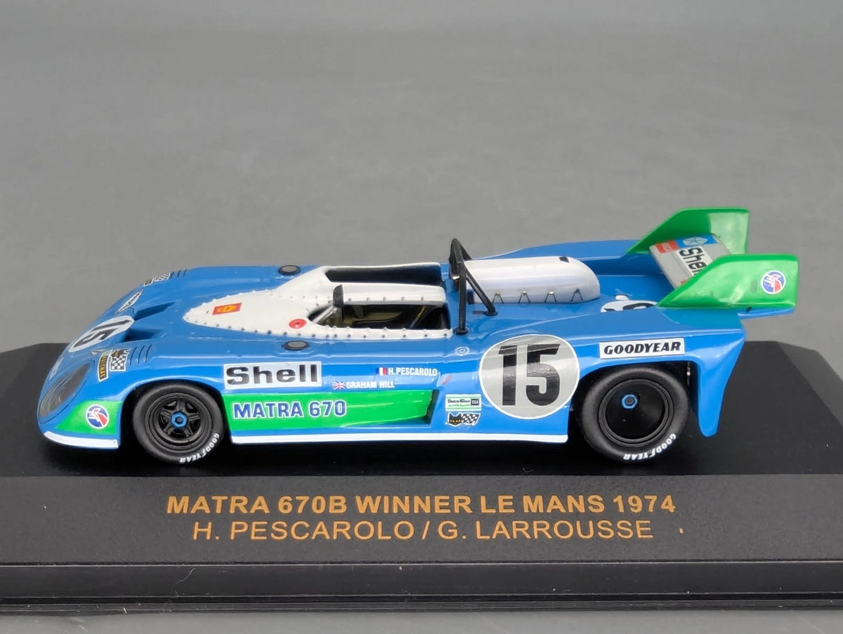 Modellautos 1:43 IXO Matra 670 WINNER  24h Le Mans 1972 #15 Hill Pescarolo