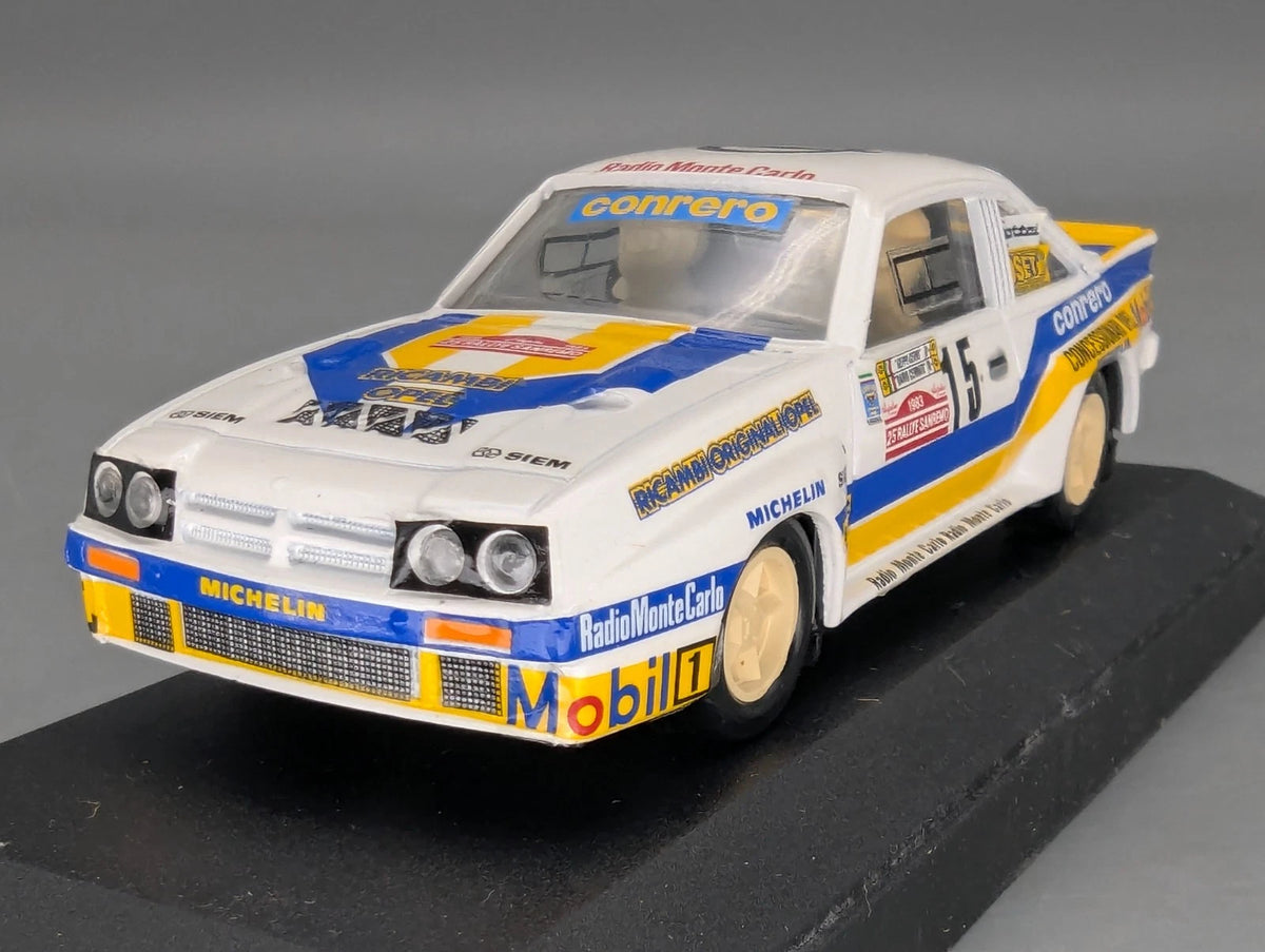 Modellautos 1:43 Vitesse Opel Manta 400 Rallye Sanremo 1983 #15 mit Vitrine