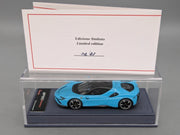 Modellautos 1:43 BBR Executive Calsito Ferrari SF90 Stradale Blue Ltd 02/21 OVP