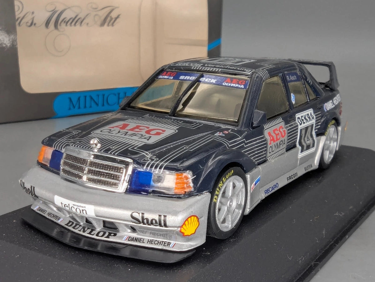 Modellautos 1:43 Minichamps Mercedes Benz 190 E Evo 2 DTM 1992 #14 Asch OVP