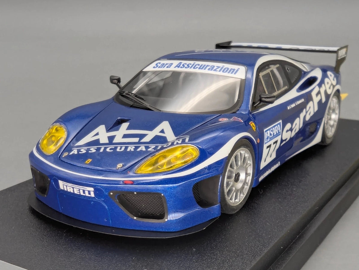 Modellautos 1:43 BBR Ferrari 360 Modena N/GT 2004 Ltd 20/50 #77 OVP
