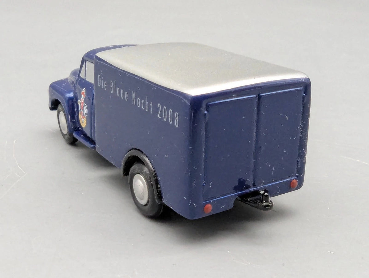 Modellautos 1:90 Schuco Piccolo Opel Blitz Die blaue Nacht 2008 Nürnberg in OVP