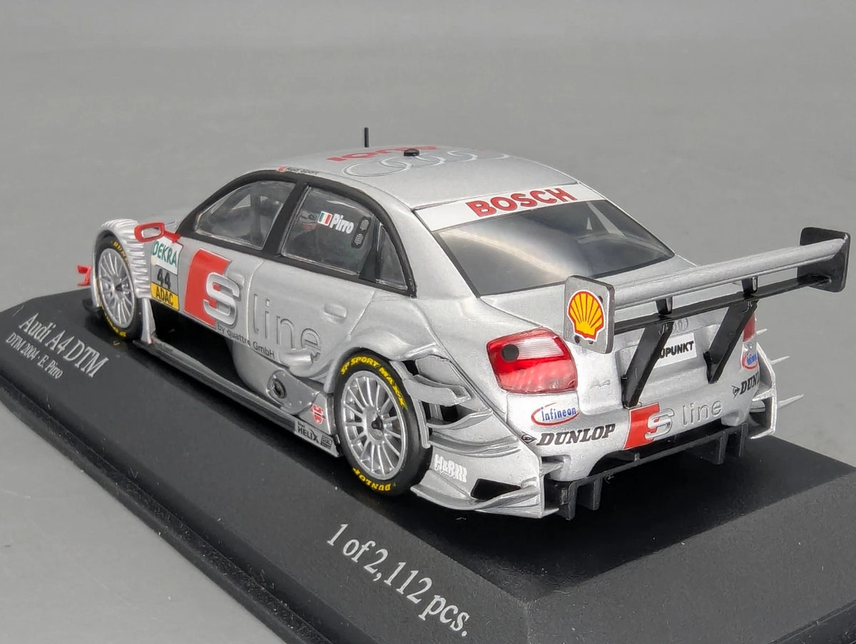 Modellautos 1:43 Minichamps Audi A4 DTM 2004 Team Joest #44 E. Pirro mit OVP