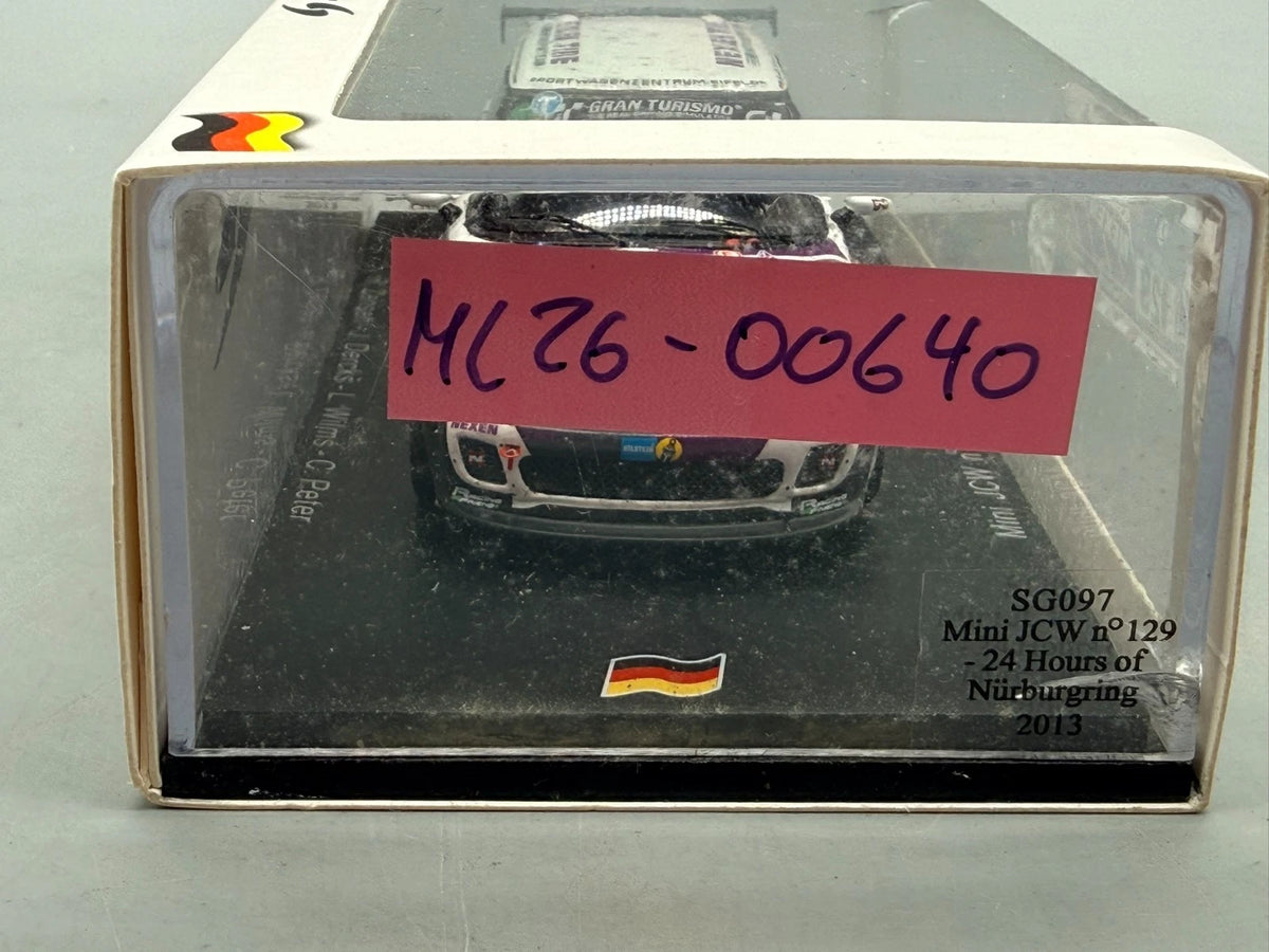 Modellautos 1:43 Spark Mini JCW #129 24h Nürburgring 2013 + OVP