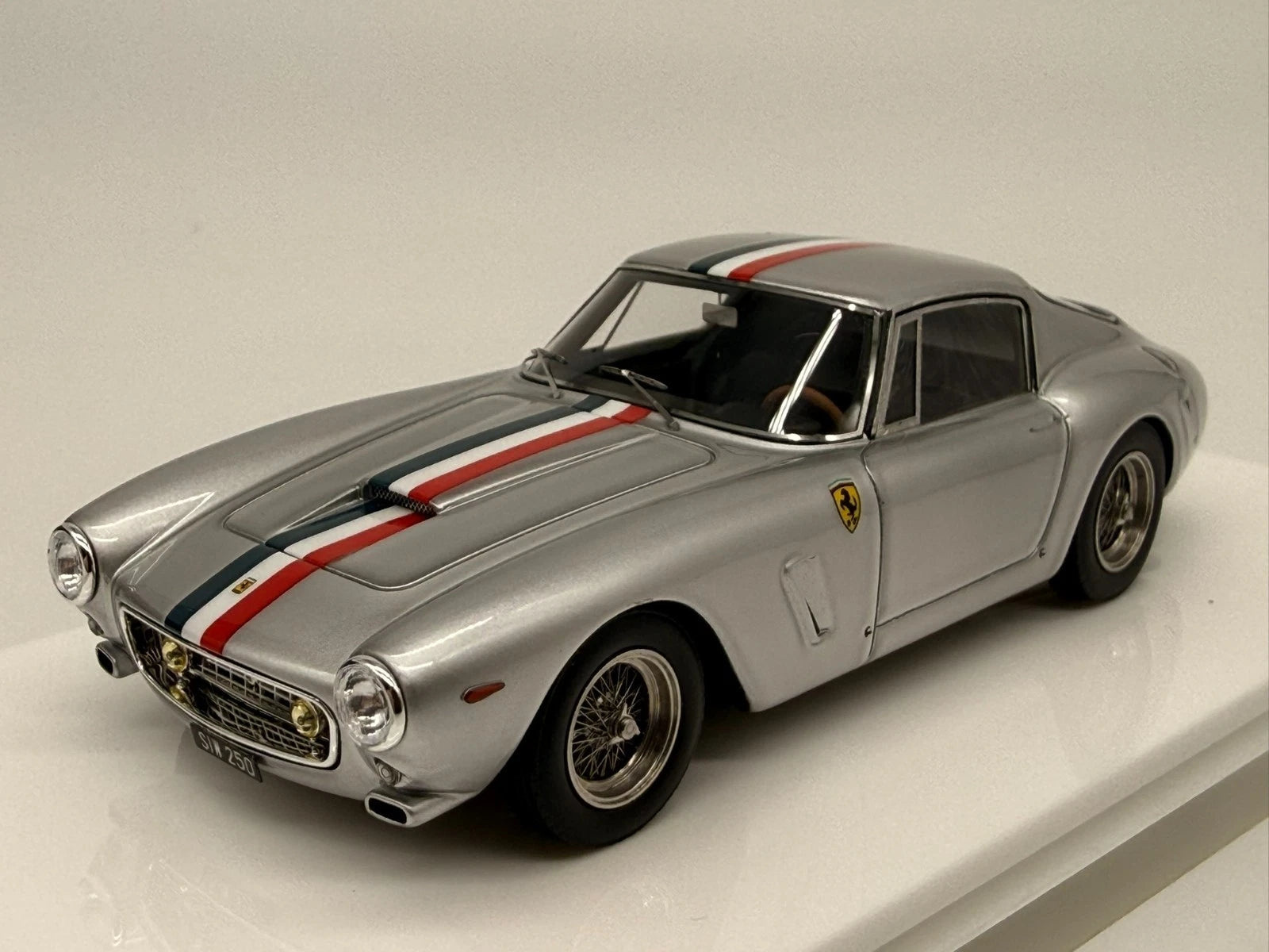 Modellautos 1:43 DMH Ferrari 250 SWB 1959 Silver flag version limitiert 4/10+OVP