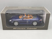 Modellautos 1:18 Spark Porsche 911 Carrera Cabriolet Blau WAP Dealer OVP