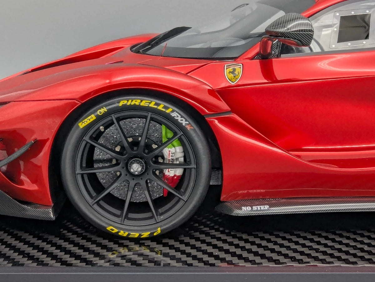 Modellautos 1:12 BBR Ferrari FXX-K EVO Gloss F1 2007B Red Ltd 00/10 Vitrine OVP