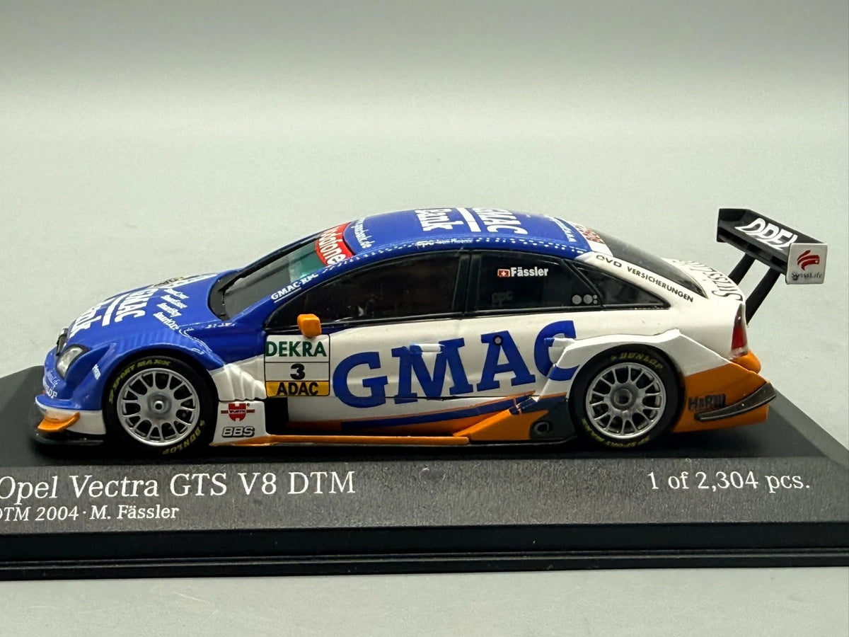 Modellautos 1:43 Minichamps Opel Vectra GTS V8 DTM 2004 OPC #3 mit OVP