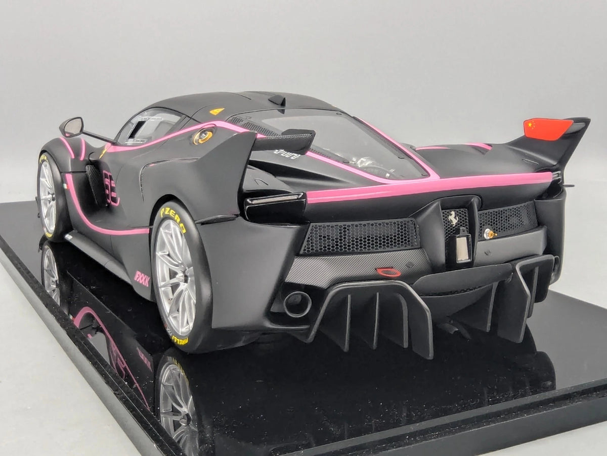 Modellautos 1:12 BBR Ferrari FXX-K Car #6 Nero Matt Ltd 07/25 in Vitrine OVP
