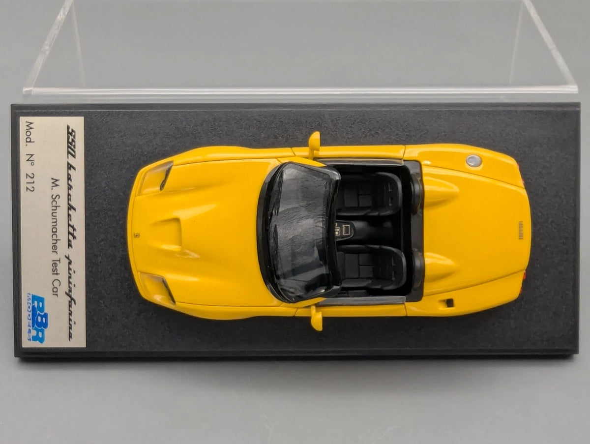 Modellautos 1:43 BBR Ferrari 550 Barchetta M Schumacher Test Car Ltd 212/448 OVP