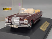 Modellautos 1:43 Faller Memory Cars Mercedes-Benz 220 SE Cabriolet Vitrine