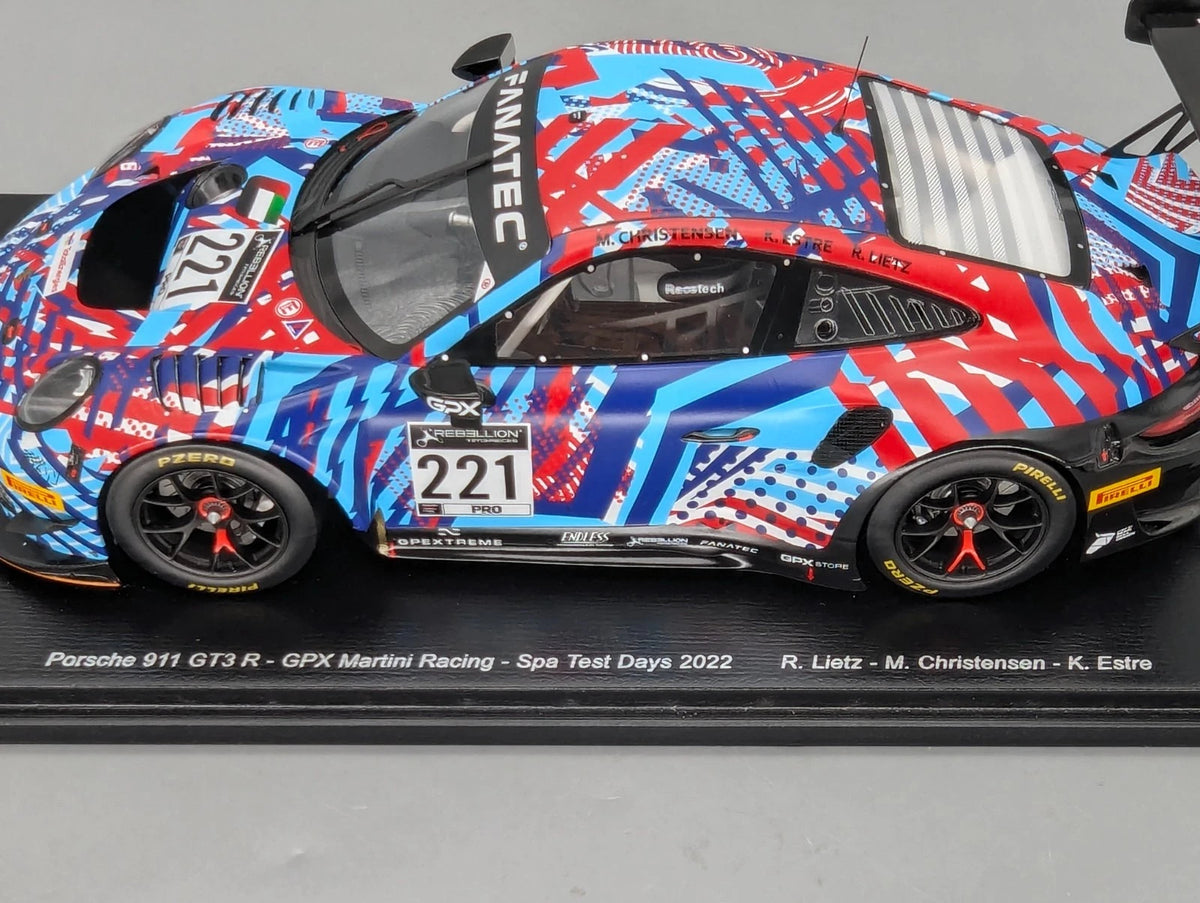 Modellautos 1:18 Spark Porsche 911 GT3 R GPX Spa 2022 #221 Lietz und andere OVP