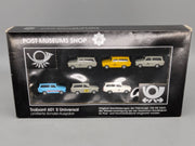 Modellautos 1:87 Herpa Post Museum Shop Trabant 601 S Universal 6-tlg Set OVP