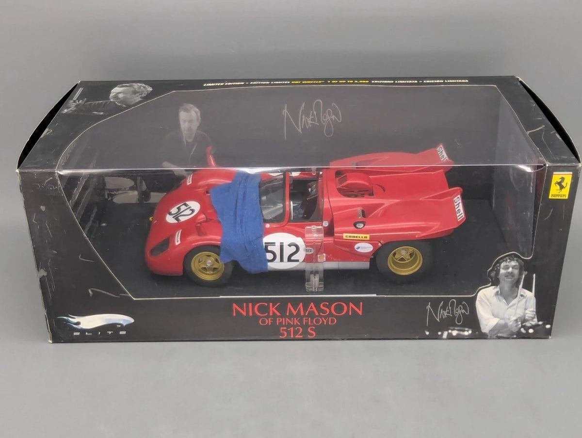 Modellautos 1:18 Hot Wheels Elite Ferrari 512 S Owner Nick Mason Pink Floyd OVP