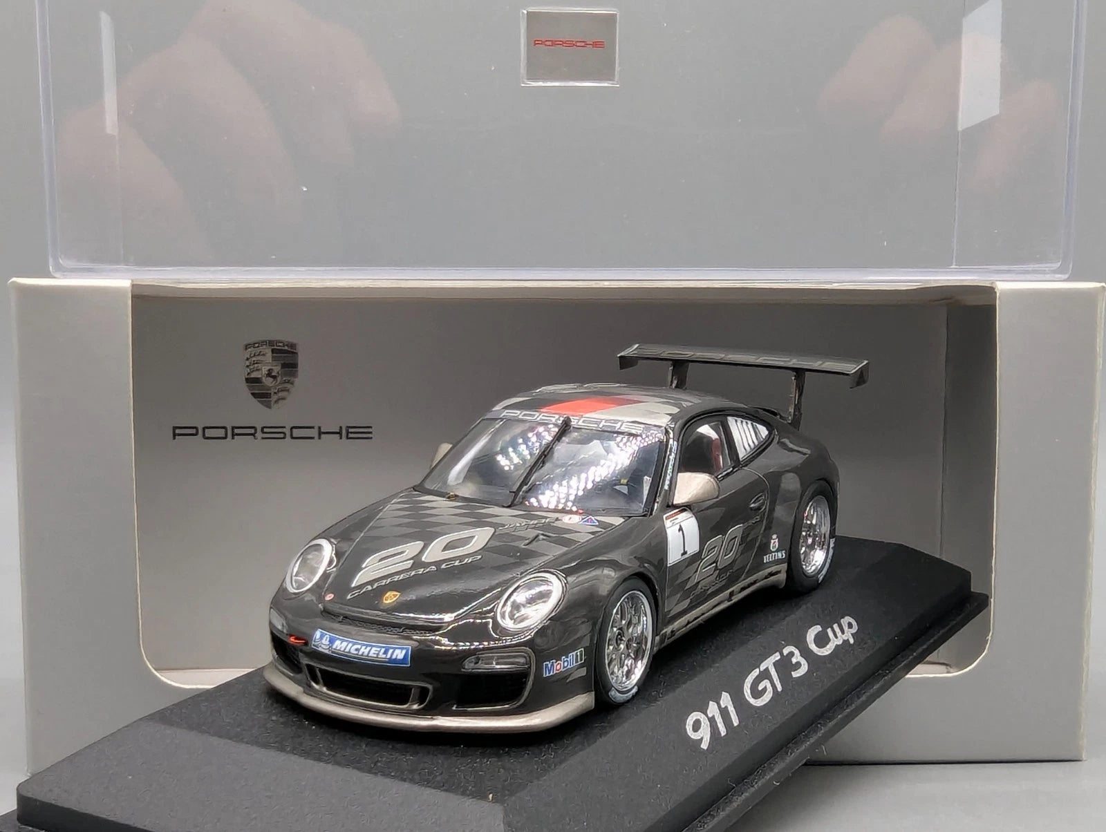 Modellautos 1:43 Minichamps Porsche 911 GT3 Cup 2010 Carrera Cup WAP Dealer OVP
