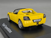 Modellautos 1:43 Schuco Opel Speedster Gelb mit Dealer OVP