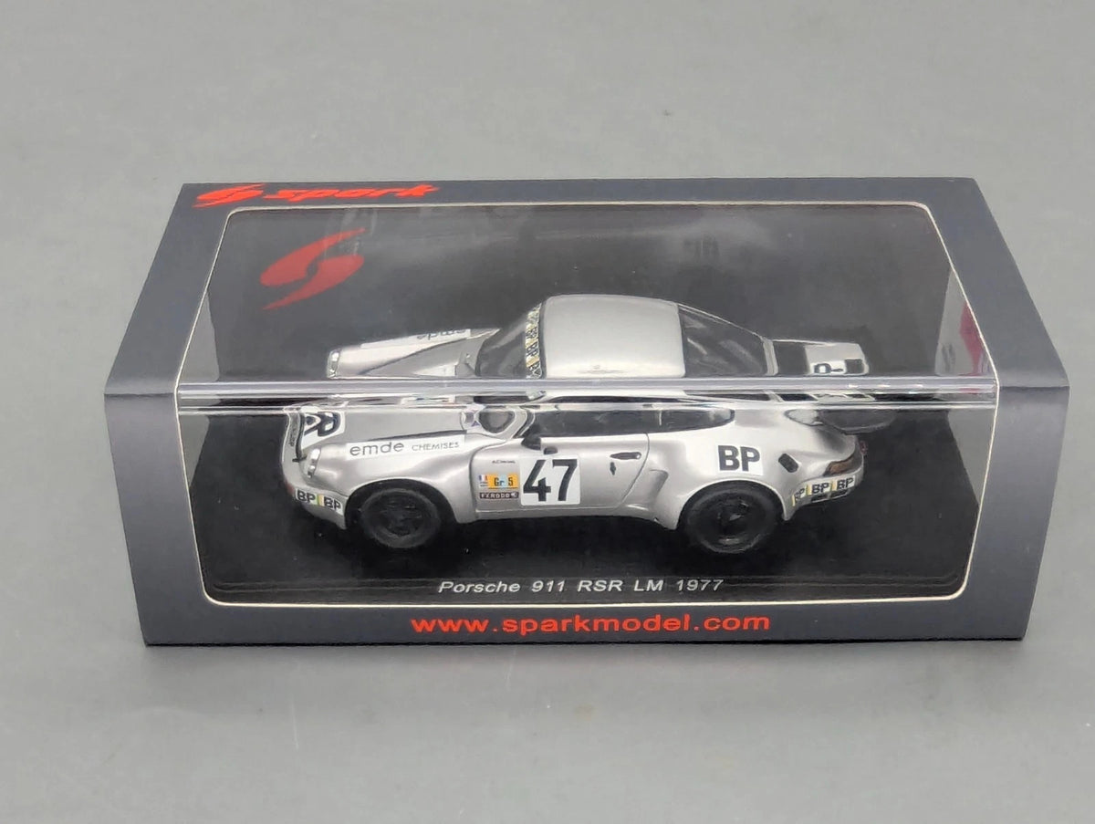 Modellautos 1:43 Spark S7500 Porsche 911 RSR 24h Le Mans 1977 #47 OVP
