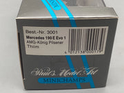 Modellautos 1:43 Minichamps Mercedes 190 E Evo 1 AMG König Pilsener Thiim #6 OVP