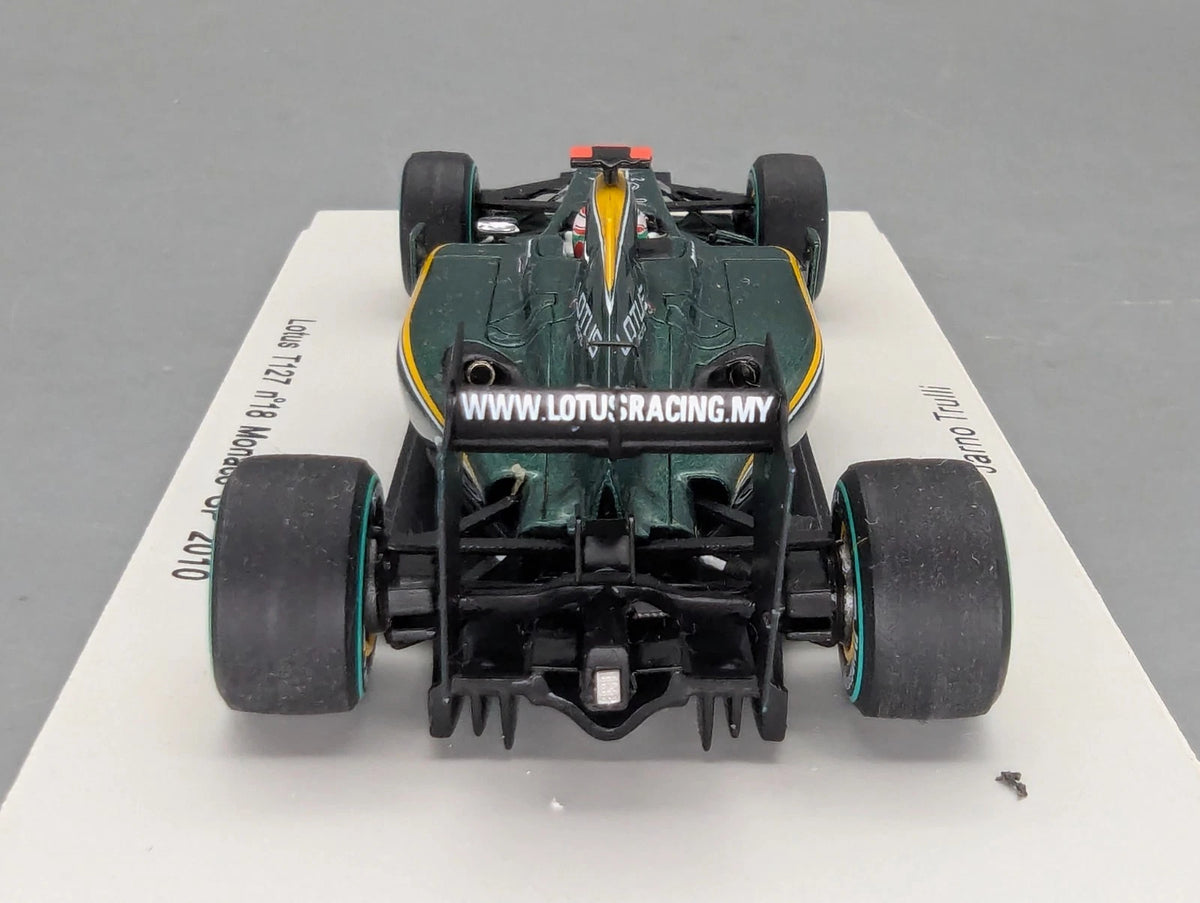 Modellautos 1:43 Spark S3008 Lotus T127 Monaco GP 2010 #18 Jarno Trulli OVP