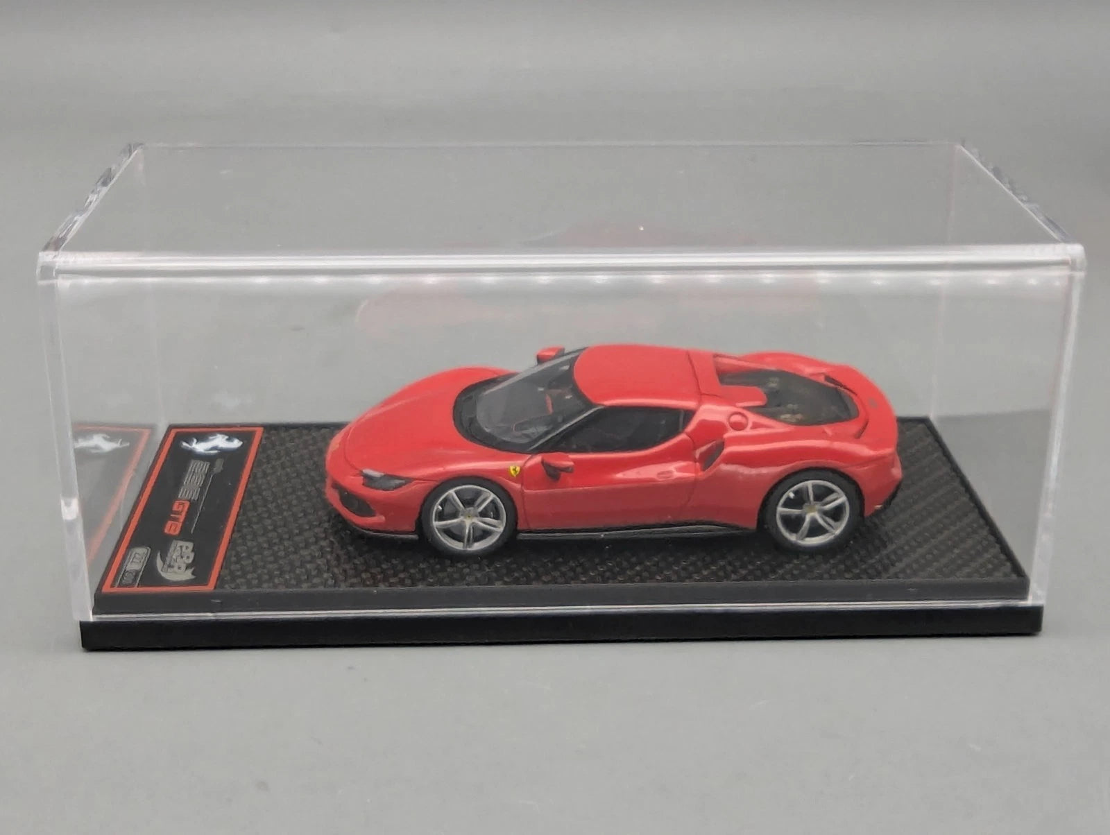 Modellautos 1:43 BBR Concept43 Ferrari 296 GTB Rosso Corsa 322 Ltd 222/300 OVP