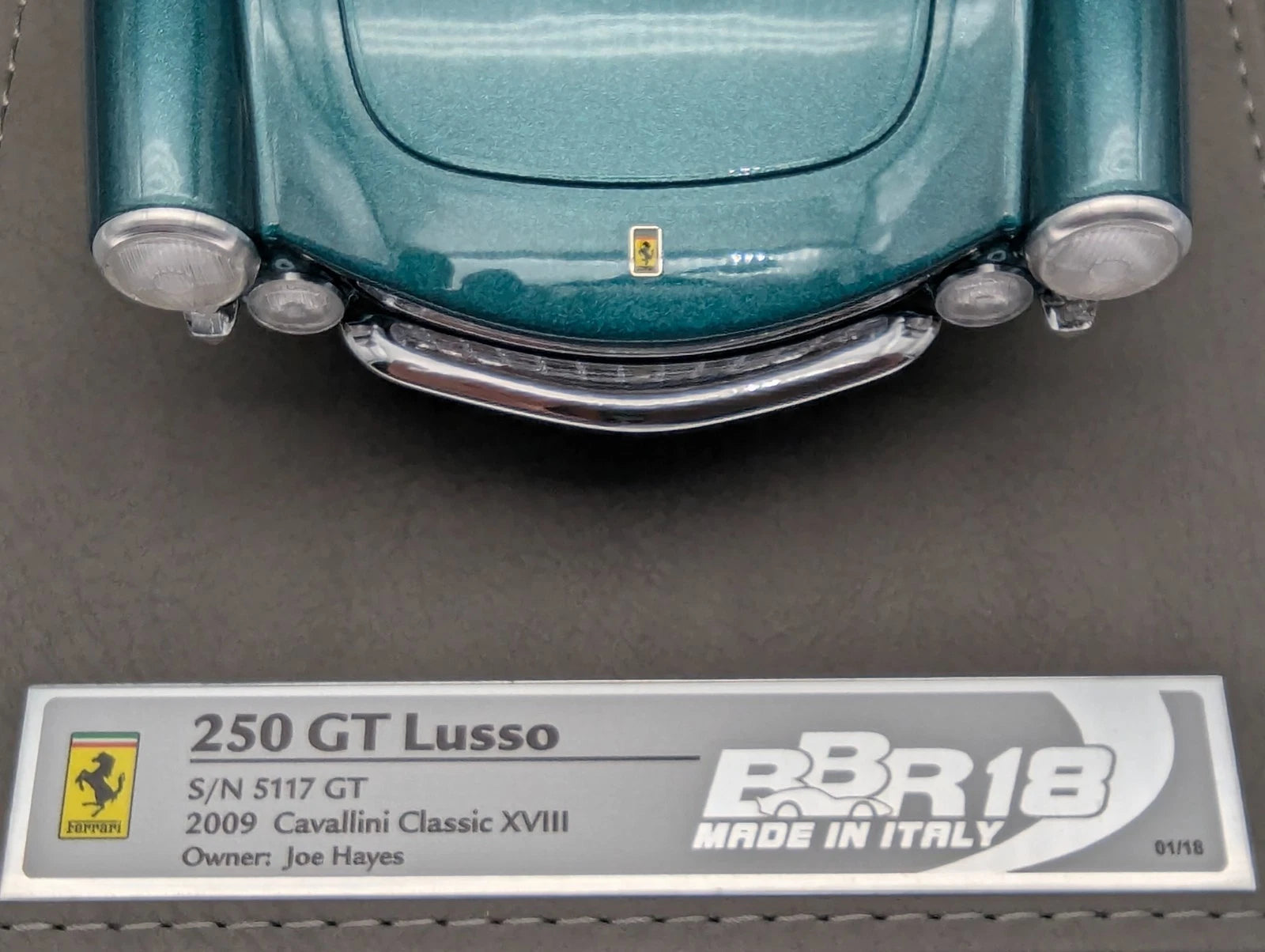 Modellautos 1:18 BBR Ferrari 250 GT Lusso S/N 5117 GT 2009 Ltd 01/18 mit OVP