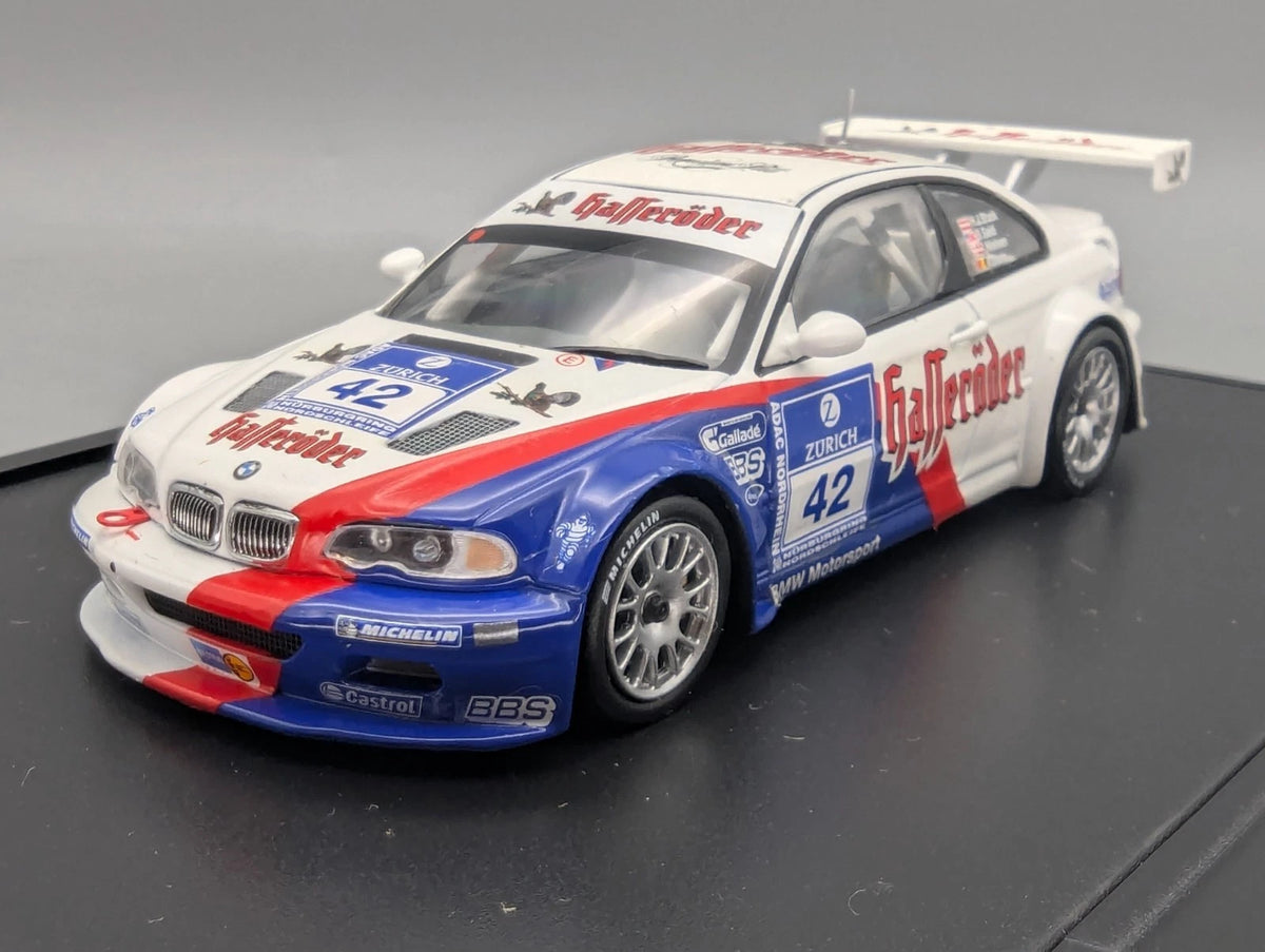 Modellautos 1:43 Minichamps BMW M3 GTR 2003 #42 Stuck u.A. Dealer Klappbox OVP