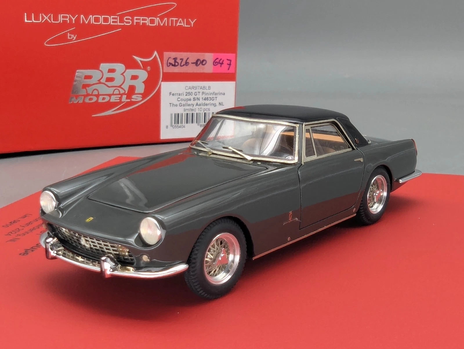 Modellautos 1:43 BBR Ferrari 250 GT Pininfarina Coupe Ltd 08/10 OVP