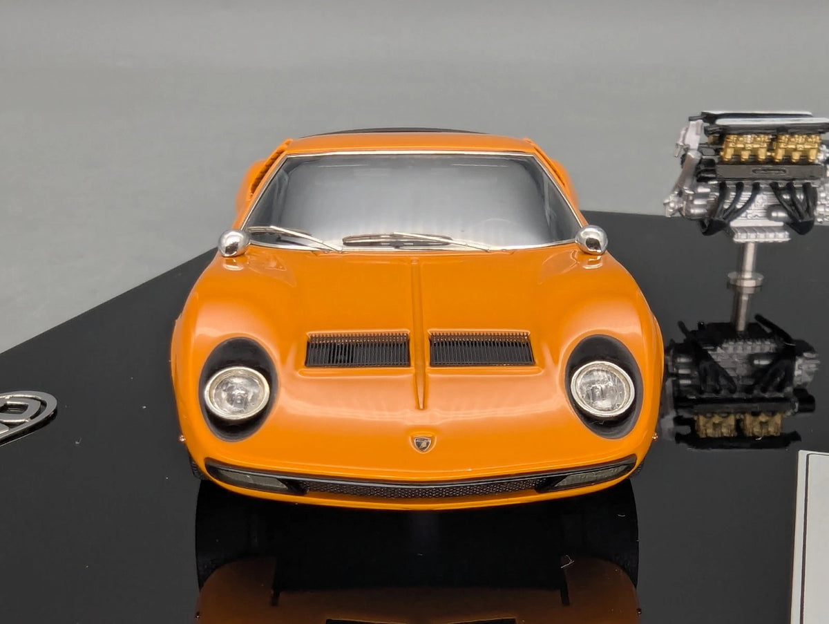 Eidolon Make Up 1:43 Lamborghini Miura P400 SV 1971 Red Engine Set mit OVP