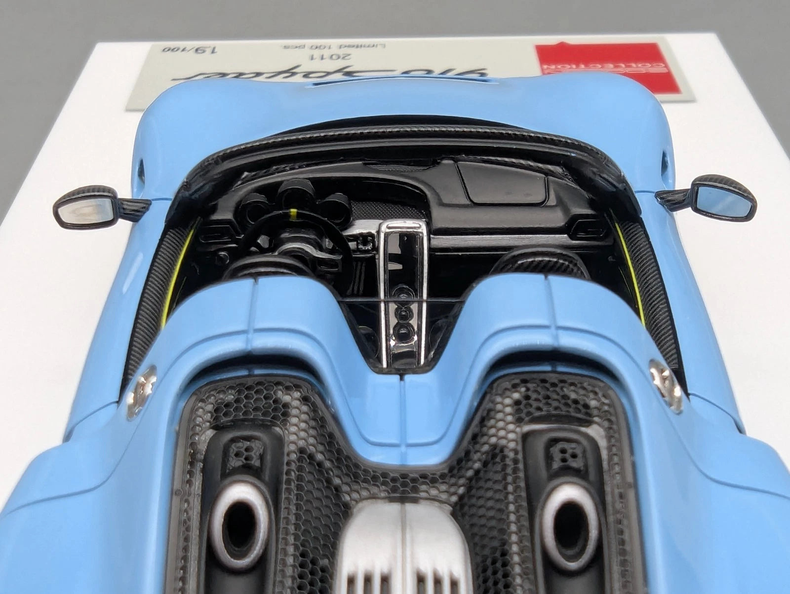 Eidolon Make Up 1:43 Porsche 918 Spyder 2011 Gulf Blue Ltd 19/100 mit OVP