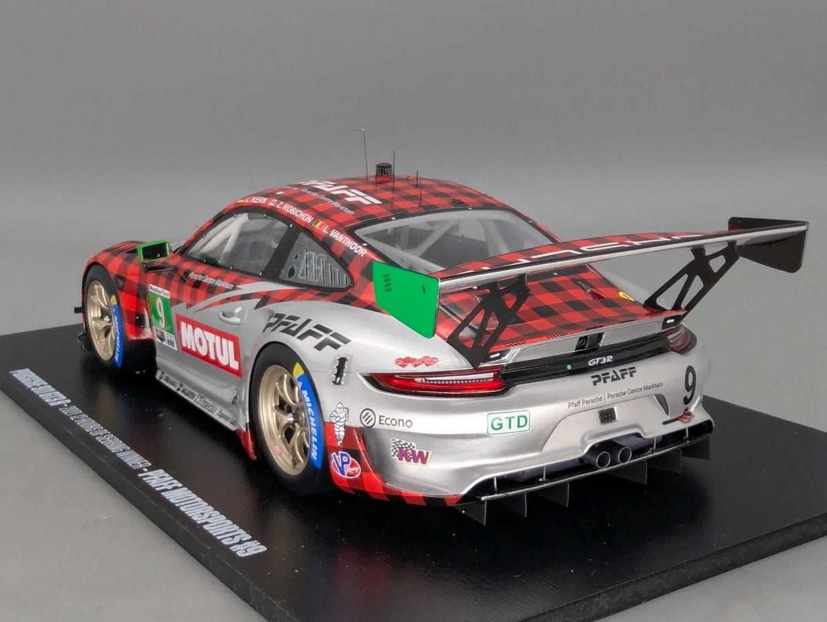 Modellautos 1:18 Spark Porsche 911 GT3 R WINNER 12h Sebring 2021 Pfaff #9 OVP